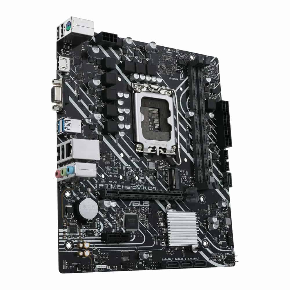(image for) ASUS Intel H610 PRIME H610M-K D4 Micro-ATX Motherboard
